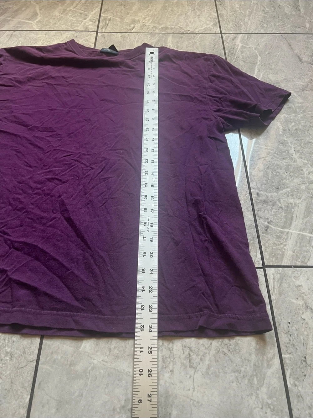 VTG 90s Polo Ralph Lauren Purple T-Shirt Orange Pony Made In Mariana Islands S
